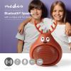 DIFFUSORE BLUETOOTH NEDIS SPBT4110BN PORTATILE TEMPO MASSIMO DI RIPRODUZIONE DELLA BATTERIA: 3 HRS - DESIGN PORTATILE - 9 W - MONO - MICROFONO INCORPORATO - COLLEGABILE - ANIMATICKS RUDY REINDEER